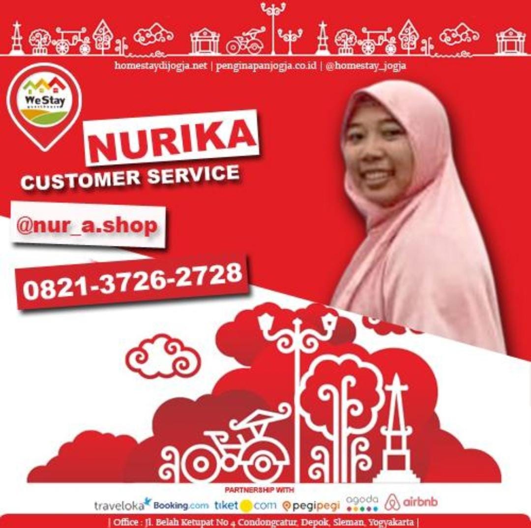 customer service penginapan jogja nurika