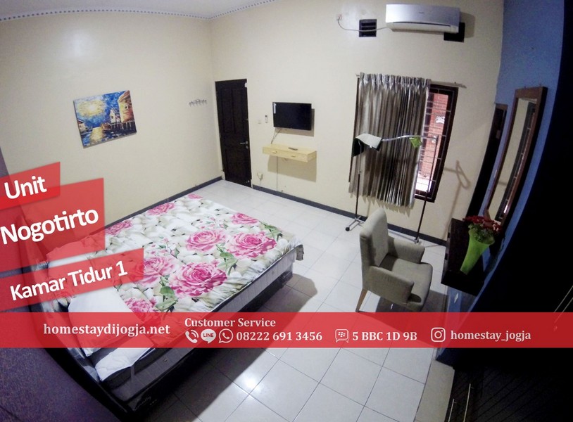 Homestay Jogja Bisa 15 Orang Dekat Malioboro Di Unit Nogotirto ...